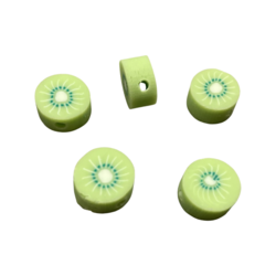 Synteettinen polymer helmi kiivi 10mm (10kpl)