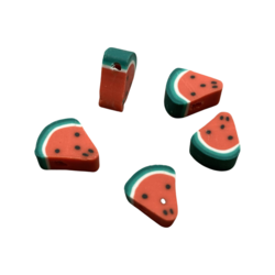 Synteettinen polymer helmi vesimeloni 10mm (10kpl)