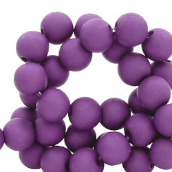 Akryylihelmi matta luumu 6mm (50kpl)