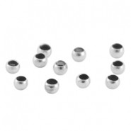 Kiinnityshelmi (puristushelmi) hopeanvärinen 2,5 mm (n. 100 kp)