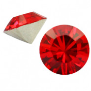 Swarovski kristalli rivoli siamin punainen, pyöreä 10,3m m 1028-ss45 (2 kpl)