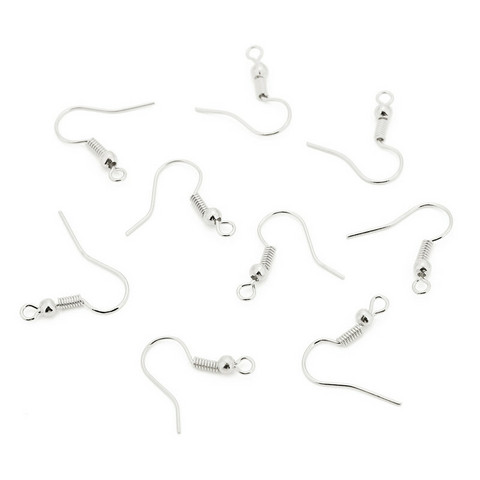 Korvakorun koukku 20x18 mm hopeoitu 20kpl