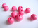 Rayher Puuhelmi pinkki pyöreä 12 mm (32 kpl/pss)