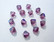 Swarovski kristallihelmi ametisti bicone 6 mm (4/pss)