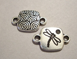 TierraCast Korulinkki hopeoitu Sudenkorento 20 x 12 mm
