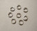 Välirengas 5 x 1 mm teräksenvärinen avattava (30 kpl/pss)