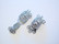 Laatikkolukko platinanvärinen 16 x 10 mm, 2 - 3 vaijerille (2 kpl/pss)