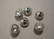 TierraCast Helmihattu hopeoitu Kupoli 8,5 x 6 mm (2 kpl/pss)