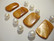 Simpukkahelmi ruskea (dark tan) 24-25 x 14-15 mm 2-reikäinen (2/pss)