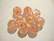 Akryylihelmi Ice Flake vaalean punainen 12 mm (2 kpl/pss)