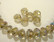 Kristallihelmi Champagne rondelli 8 x 6 mm  (10/pss)