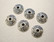 TierraCast Helmihattu Spiraali hopeoitu 11 mm (2 kpl/pss)
