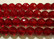 Tsekkiläinen fasettihiottu lasihelmi pyöreä rubiinin punainen 10 mm (20/pss)