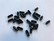Palloketjun lukko musta 2,4 mm palloketjulle (10  kpl/pss)