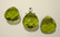 Swarovski kristalli brioletti oliivin vihreä (6012) 15 x 14 mm