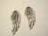 TierraCast Riipus hopeoitu siipi 28 x 10 mm