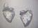 Swarovski kristalli Devoted 2 U -sydänriipus kirkas 17 mm