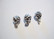 Riipuspidike / Metallihelmi kuvioitu ripustuslenkillä 12x7 mm (10 kpl/pss)