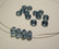 Swarovski kristallihelmi denim sininen rondelli 4 x 6 mm (4/pss)