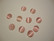 Kapussi vaalean punainen kissansilmälasi puolipyöreä 6 mm (10 kpl/pss)