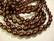 Helmiäislasihelmi suklaan ruskea 9 x 7 mm (20/pss)