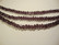 Kristallihelmi violetti rondelli 3 x 4 mm (n.50/nauha)