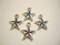 TierraCast Riipus Nautical Star (Pohjantähti) hopeoitu 18 x 15 mm