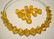 Swarovski kristallihelmi auringonkukan keltainen bicone 6 mm (4/pss)