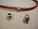 Riipuspidike nauhoille hopeoitu 9 x 6 mm