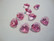 Swarovski kristalli sydänriipus vaalean punainen Rose 14 mm