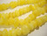 Jade värjätty keltainen nuggetti 10-15 x 10-18 mm (20/pss)