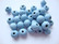 Puuhelmi pastelli vaaleansininen 8 mm (30 kpl/pss)