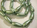 Helmiäislasihelmi Teal pisara 17 x 8 mm (10/pss)
