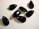 Swarovski kristallihelmi riipus musta (jet) päärynän mallinen (6106) 16 mm (2/pss)