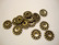 TierraCast Metallihelmi pallokuvioitu pronssi 12 mm (4 kpl/pss)