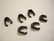 TierraCast Puristettava riipuspidike Royal musta 10 x 4,8 mm