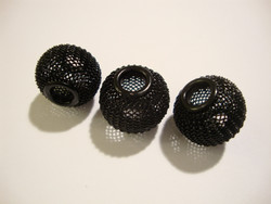 Verkkohelmi/punoshelmi teräs musta 13 x 16 mm, reikä n. 5 mm