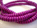 Puuhelmi tumma lila / violetti rondelli  8 mm (n. 105 kpl/nauha)