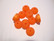 Polarishelmi oranssi matta puolipallo 12 mm (2/pss)