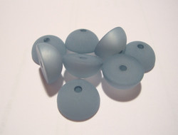 Polarishelmi denim sininen matta puolipallo 12 mm (2/pss)