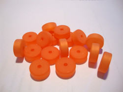 Polarishelmi oranssi matta rondelli 12 mm