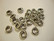 TierraCast Metallihelmi kierretty rengas hopeoitu 12 mm (4 kpl/pss)