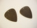 Vintaj Guitar Pick (plektra) korupohja/laatta 31 x 26,5 mm