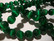 Kissansilmälasihelmi smaragdin vihreä särmikäs pyöreä 10 mm (10 kpl/pss)