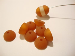 Polarishelmi siirapin ruskea matta puolipallo 12 mm (2/pss)