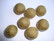 Huovutettu helmi oliivin/vihertävän ruskea n. 23 mm (5 kpl/pss)