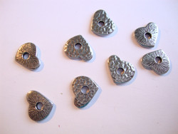TierraCast Niitinkoriste Sydän gunmetal 10 mm, sopii 4 mm niitille (2 kpl/pss)