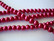 Helmiäislasihelmi tumman punainen (Garnet) 10 mm (n. 20 kpl/nauha)