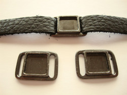 TierraCast Korulinkki / kuvakehys musta 17,6 X 24,3 mm / kuvakoko 11,6 x 11,6 mm