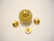 TierraCast Metallihelmi/bead aligner isoreikäisille helmille kullattu 8 mm (4 kpl/pss)